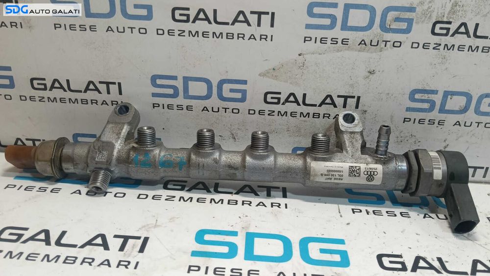 Rampa Presiune Injectoare cu Senzor Senzori Regulator Seat Exeo 2.0 TDI CJCA CJCC CGLB 2009 - 2014 Cod 03L130089Q 057130764AB [K3543]