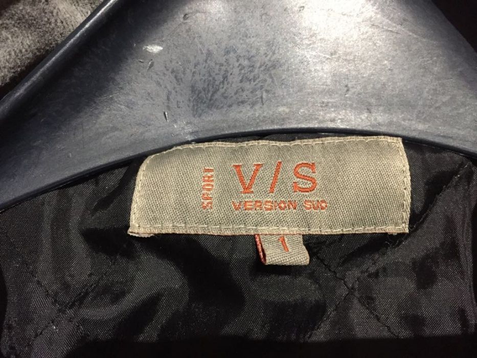 Geaca casual gri heavy distressed