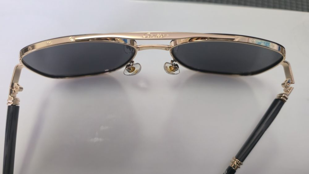 Set Ochelari de soare Cartier rama aurie