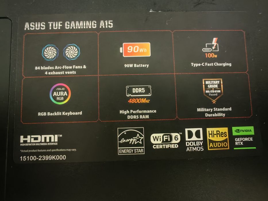 Asus Tuff Gaming A15