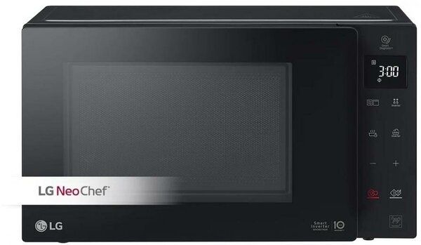 Микроволновая печь LG Global MB63W35GIB, 23л, инверторная, 1150Вт