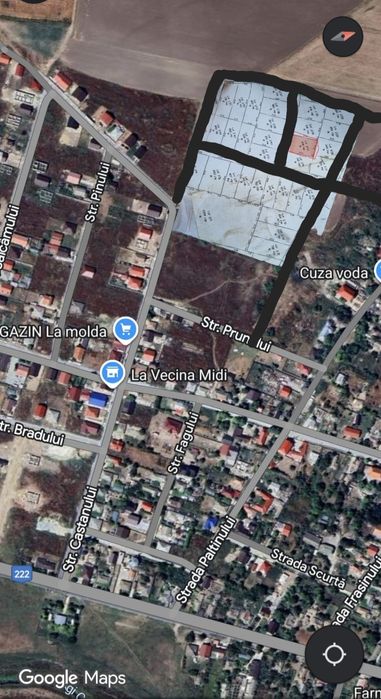 Vând teren intravilan – 616 mp – Cuza Vodă (Medgidia, jud. Constanța)