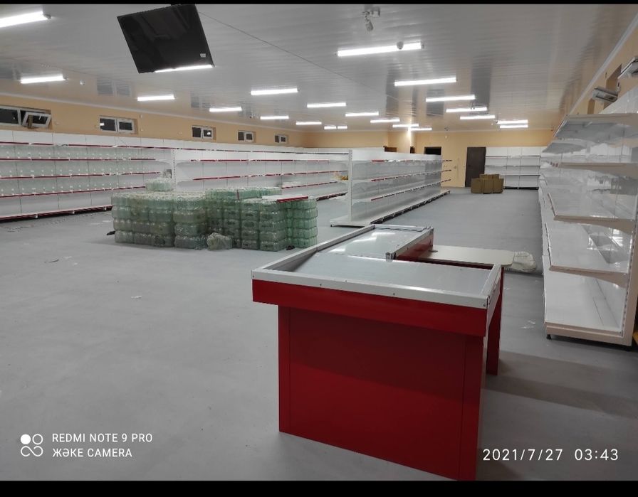 Стеллаж металлические полки для магазина овощные хлебный конфетница