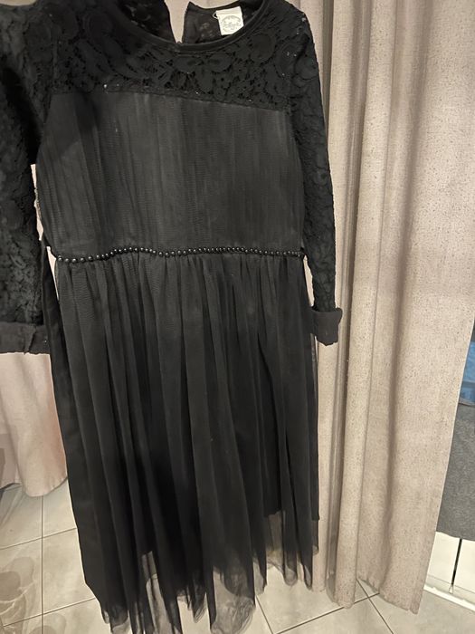 Черное платье для девочки