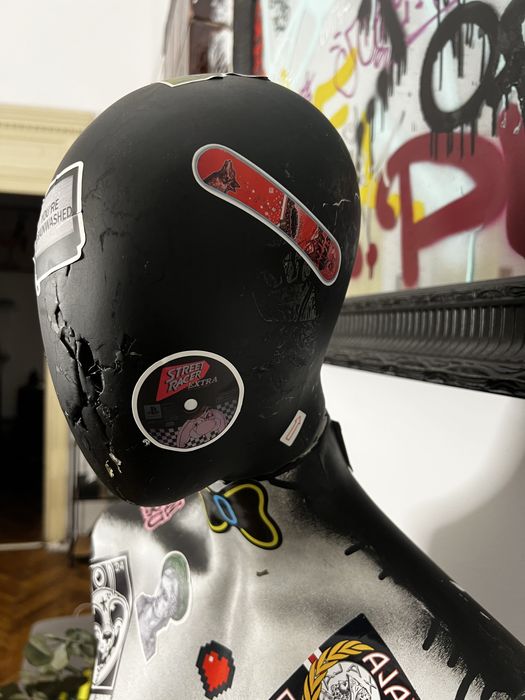 Bust manechin cu stickere - decorativ