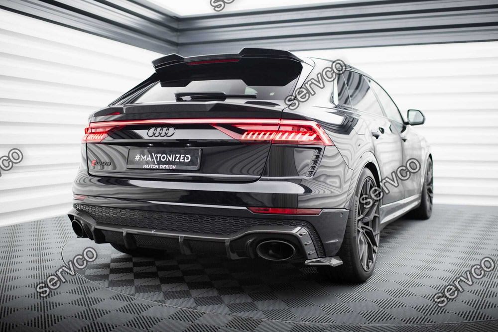 Eleron spoiler cap Audi RSQ8 Mk1 2019- v8 - Maxton Design Carbon