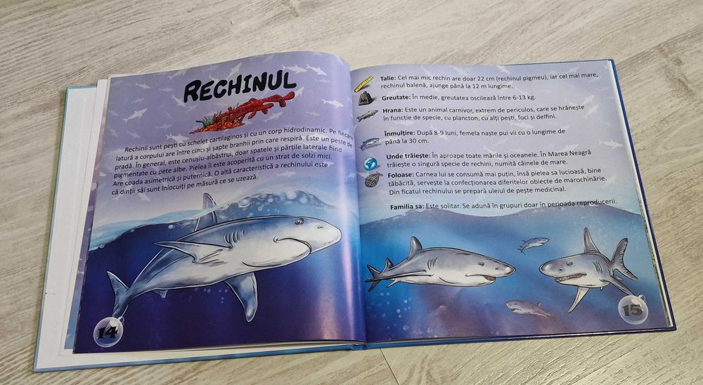 Carte copii – Prima mea enciclopedie: Animale marine