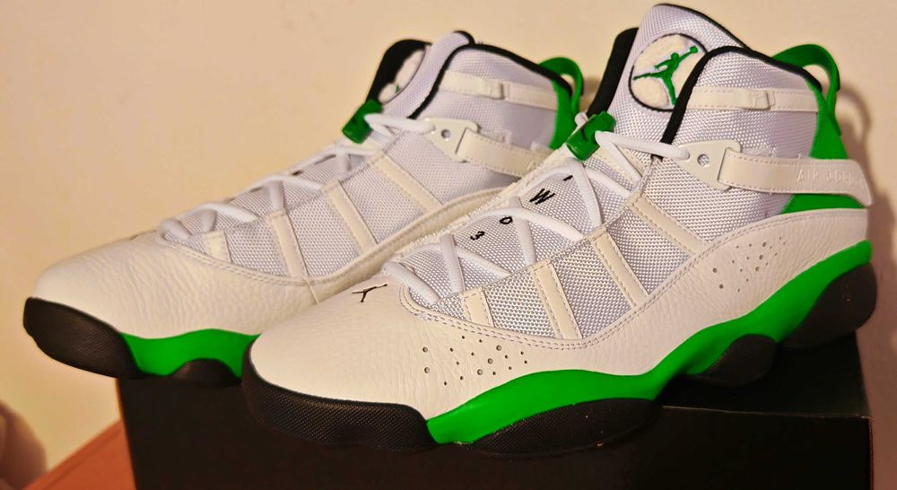 Nike Air Jordan 6 Rings ЧИСТО НОВИ 47.5 ти номер 31.0см стелка с кутия