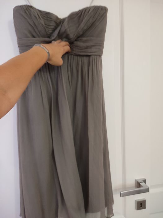 Rochie eveniment cocktail seara ocazie matase naturala J Crew