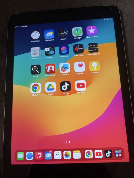 Ipad 6 gen работи отлично