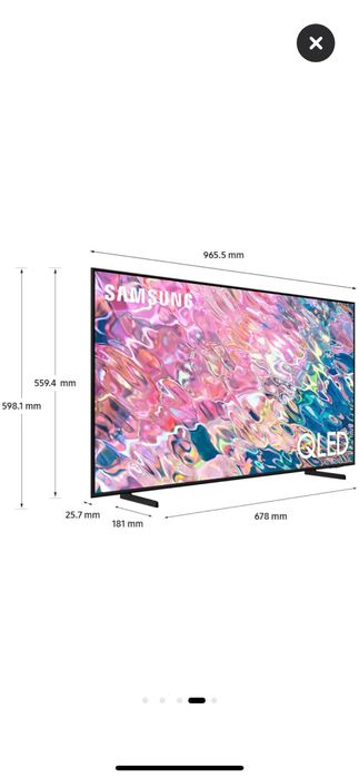 Televizor Qled 108 cm 4K Samsung !