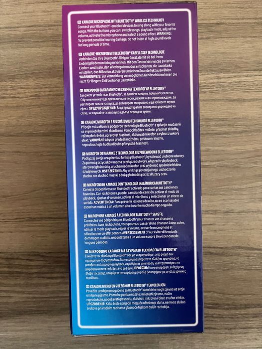 Bluetooth Караоке Микрофон с вградена колонка и Гласови Ефекти - НОВ