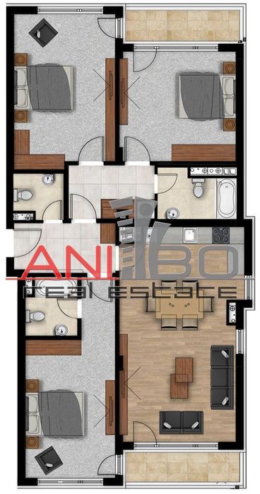 Продава се Четиристаен апартамент в София, Кръстова вада - 169 кв.м за 2296 €/кв.м - Снимка #1