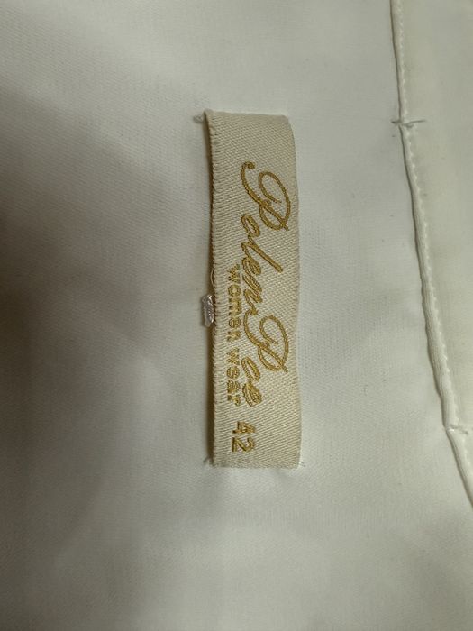 Красивое белое турецкое платье