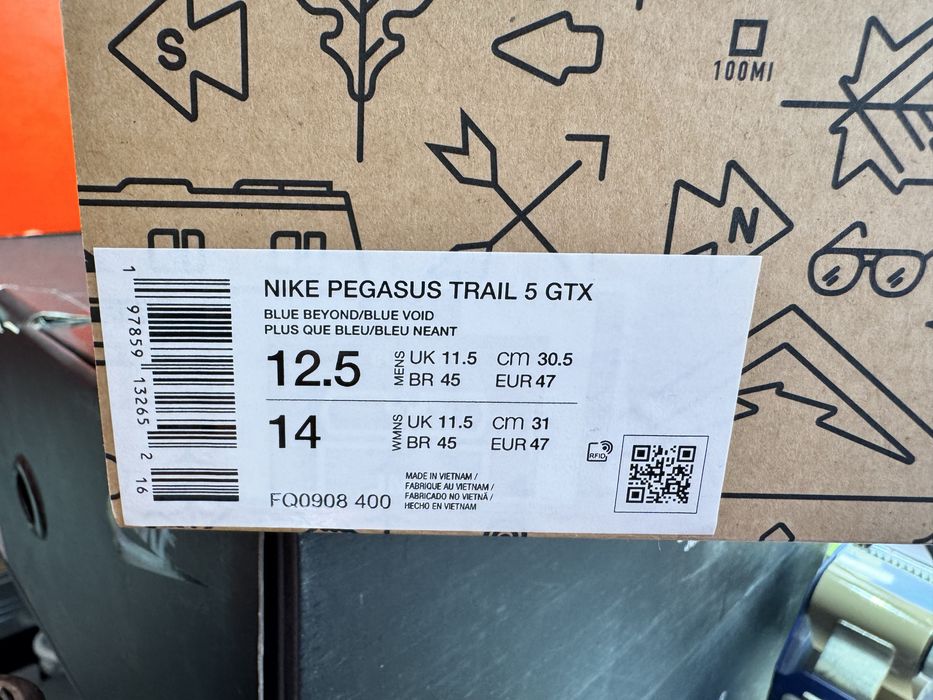 Оригинални! Nike Pegasus Trail 5 Gore-Tex - 44.5,47,47.5 ShoeMag