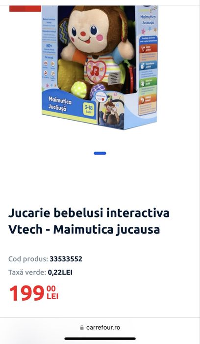 (NOU) Maimuta interactiva V-Tech - RO