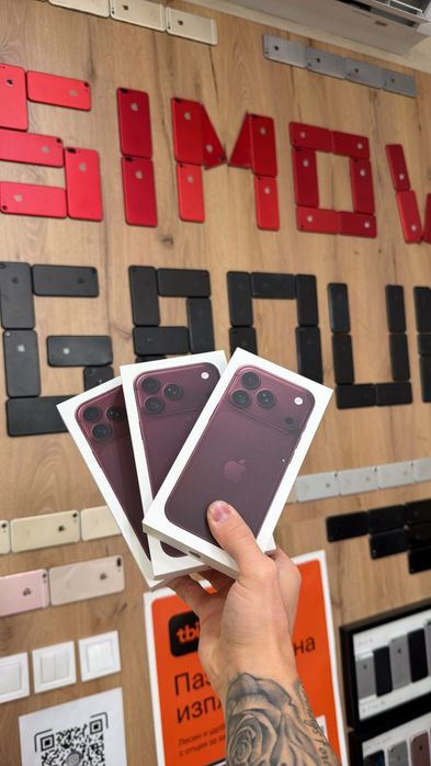 512GB!•Phone 18 Pro Max / Burgundy/Black/Glacier/Silver НАЛИЧЕН * ЛИЗИНГ TBI