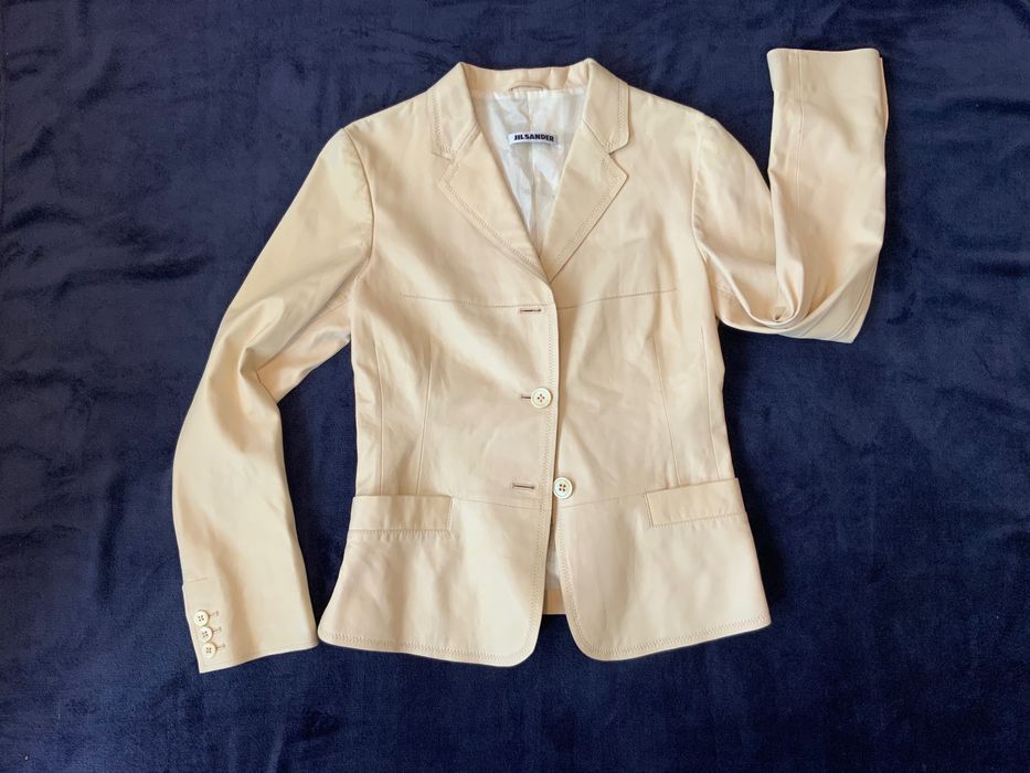 Jil Sander-оригинално кожено сако,яке 36 с