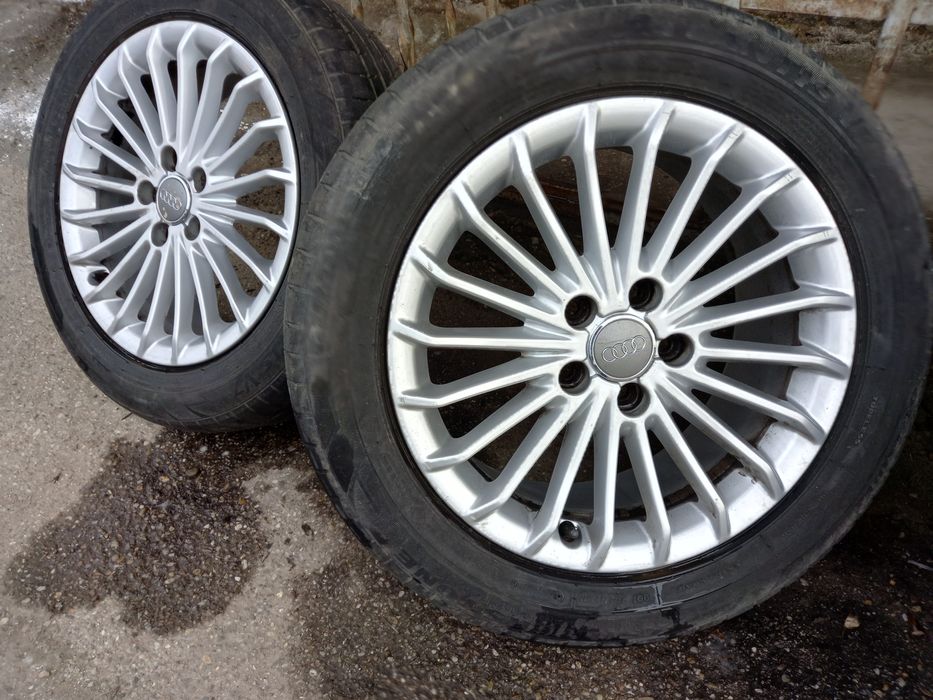 Vând jante R17 Audi originale, A5,A6,A4 (5×112) Vw sau Skoda butuc 66.