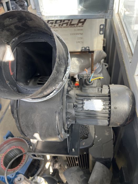 Улитка вентилятор. 1,1 кВт 3000 об/мин