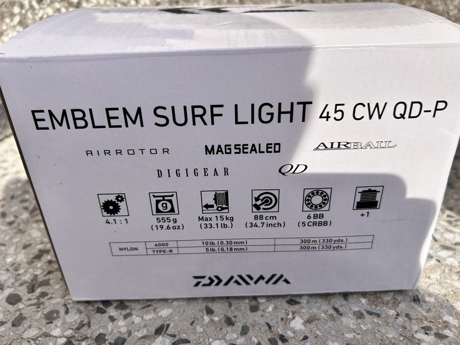 Daiwa 23 emblem surf light 45 SCW QD Type-R
