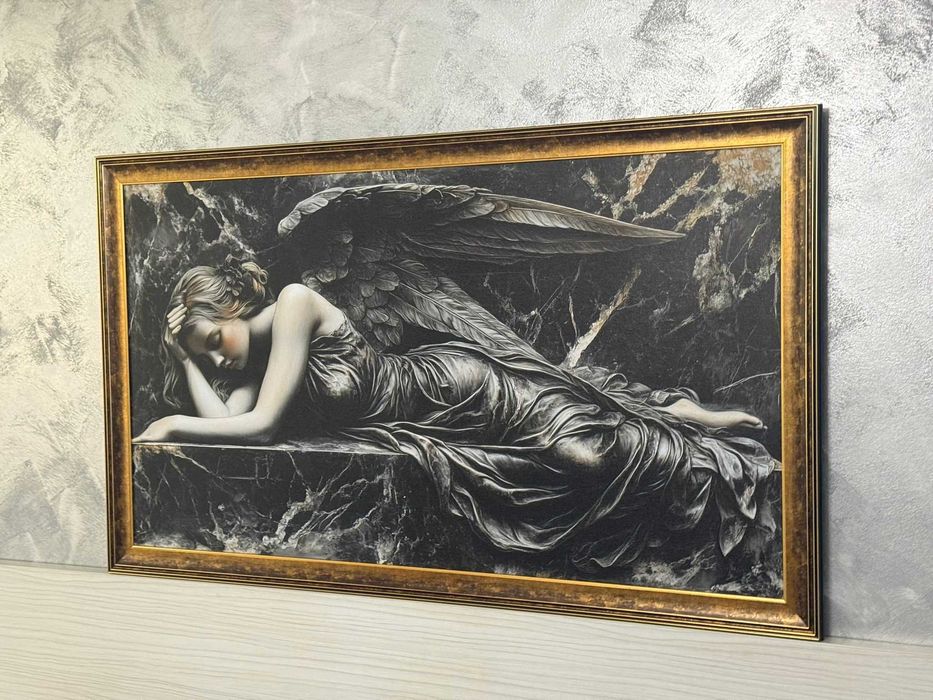 Tablou Artxlife- Sleeping Angel Black Marble