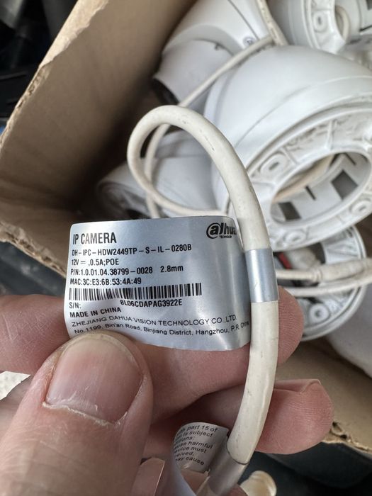 Камера купольная Dahua 4mp