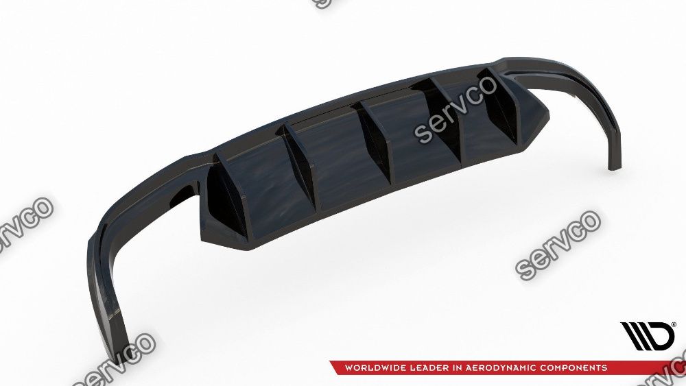 Difuzor bara spate Skoda Octavia 3 Rs HB Estate 13-19 v6 Maxton Design