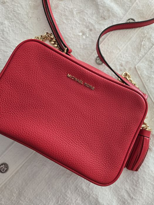 Geanta roșie Michael Kors, nouă