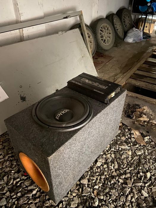 Продам сабвуфер и усилитель