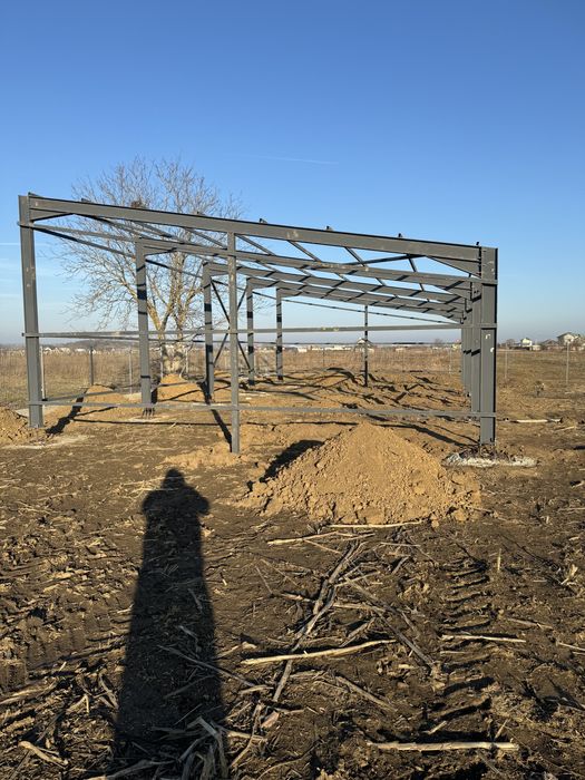 Structura metalica 8x14.85 x4 m strasina intr o apa din profil ipe 240 complecta