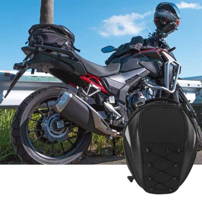 Мото раница Automat, Водоустойчива, 43x30x29см, Черна