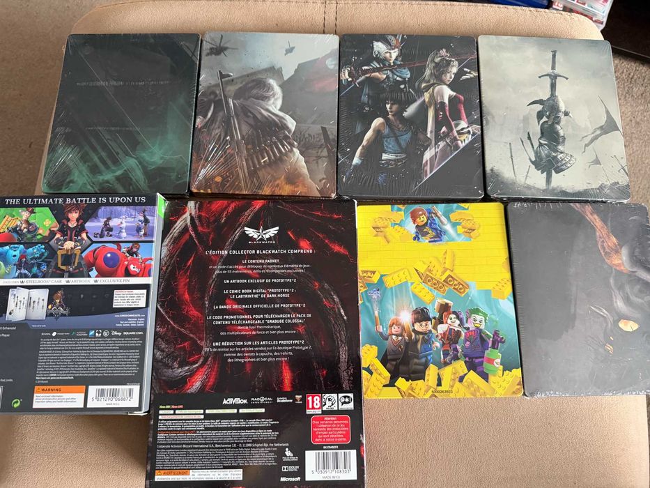 Kingdom Hearts 3 Deluxe/Prototype 2 и 6 steelbooks Xbox