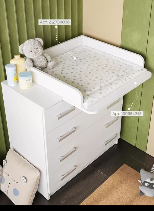 Комод для вещей детский деревянный