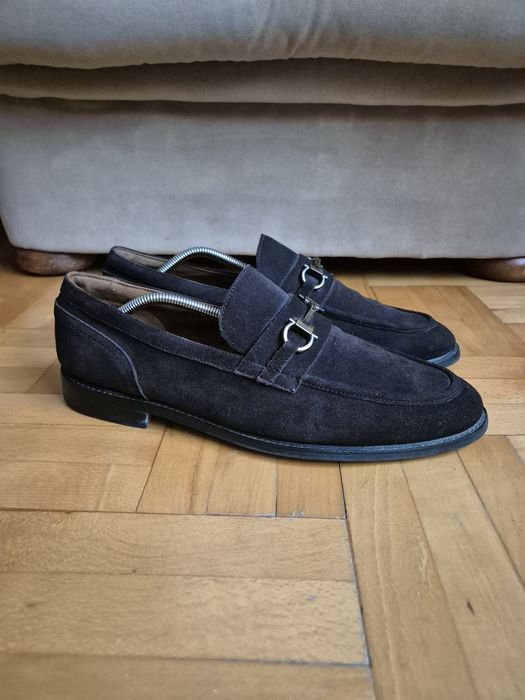 Mocasini Aldo Flex, Piele Întoarsă Premium, Detaliu Metalic, Bărbați -