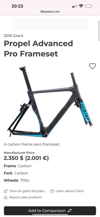 Bicicleta Giant Propel Advanced Pro 1 - Ultegra