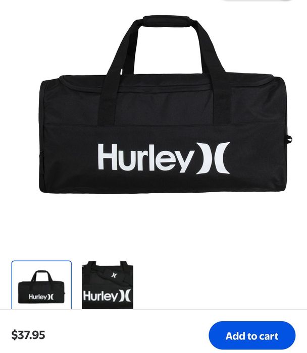 Голям черен сак Hurley