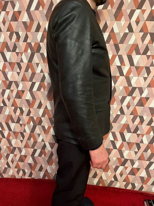 Кожаный пиджак. Кожа оригинал.