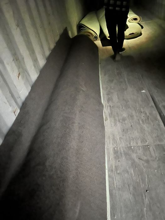 Ковролин однотонный Турция  светлый и коричневый ширина 3 и 4 метра