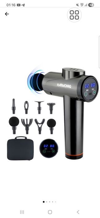 Aparat masaj harmoniq cu 8 capete