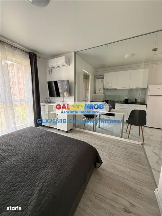 Garsoniera Mobilata Utilata in Militari Residence 380 Euro