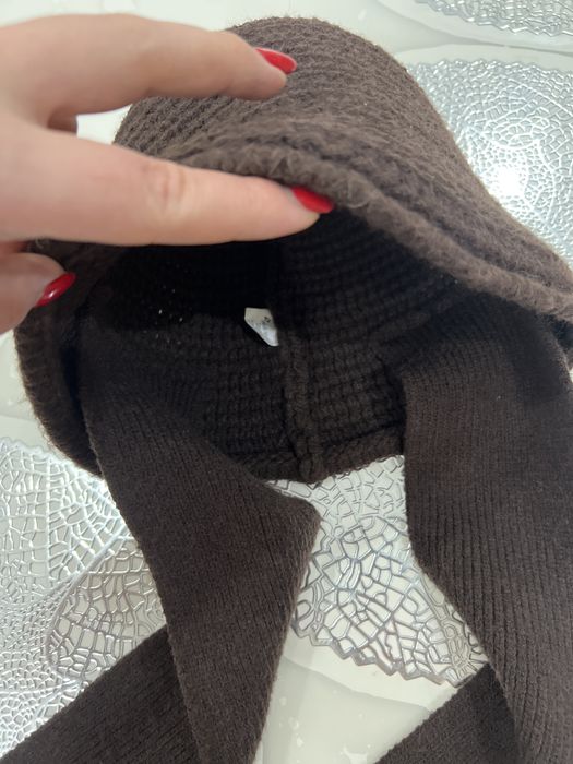 Шапка с шарфом 7500тг