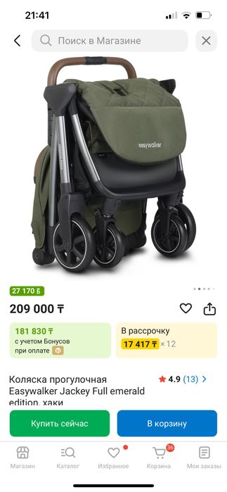 Коляска Easywalker Jackey Full