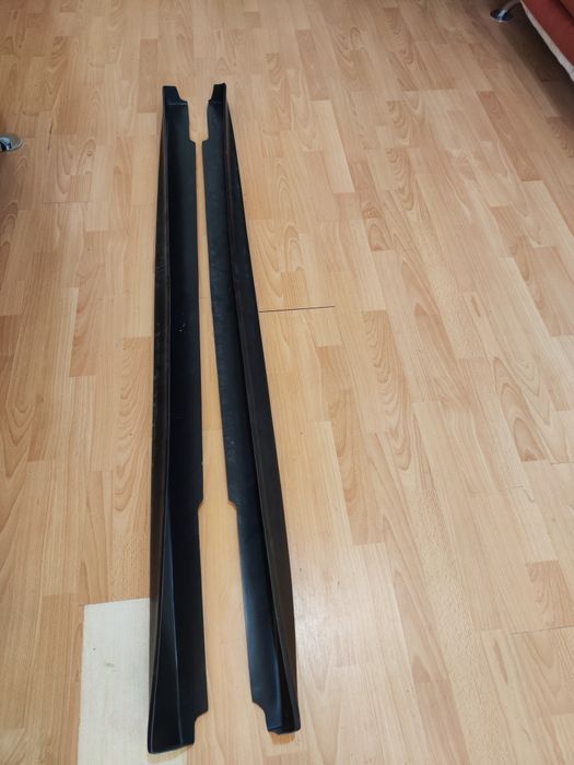 Prelungire extensii praguri VW Polo 5 Mk5 2009-2017 negru lucios