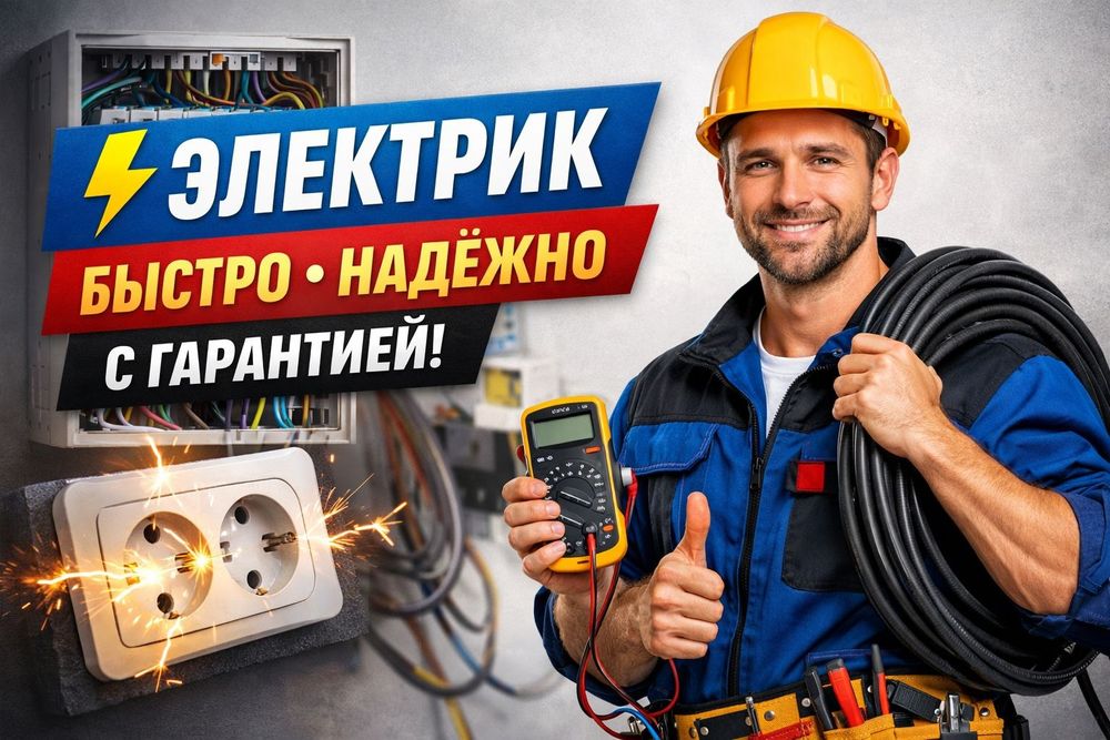 Услуги электрика.