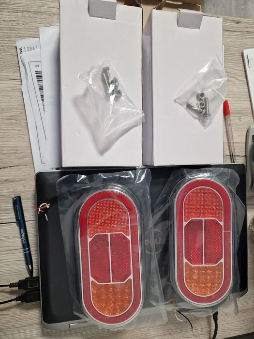 Lampa LED +Neon  spate platforma remorca camper rulota calitate superi