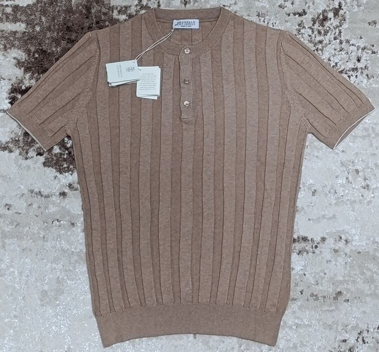 Vand tricou elegant nou de barbati Brunello Cucinelli