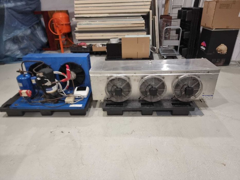 Agregat frigorific Copeland Scroll + evaporator 3 ventilatoare pentru cameră frigorifică