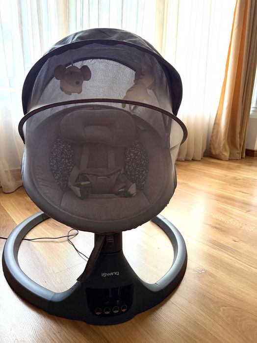 ISWING електрическа бебешка люлка