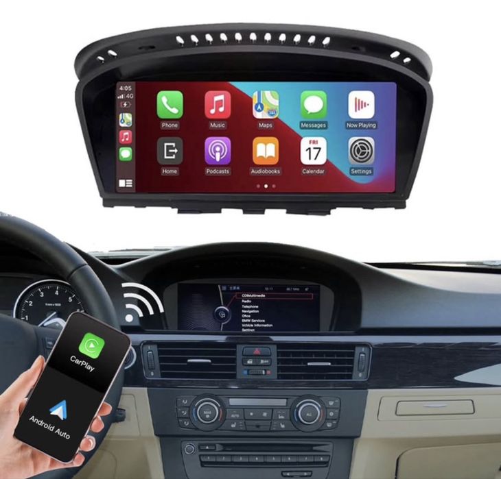 Modul navigatie CarPlay/Android Auto wireless Bmw seria 1 3 5 7 x1 x3 x5 e87 e84 e60 e90 f10 f30